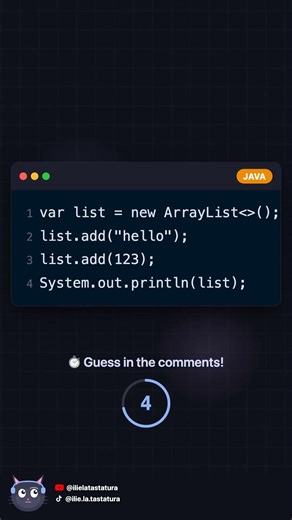 Java var + Diamond Operator = Object?! 🤯 Exam Trap #java21 #shorts #coding