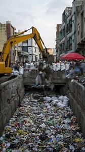 From a toxic wasteland to a romantic paradise! 😱✨ Watch the incredible journey of revitalizing a completely neglected canal. It started with heavy machinery and endless trash, but ended with blooming flowers, warm lights, and a community united by a vision. This proves that even the forgotten corners of our cities can bloom again with a little love. Nature restored, beauty reclaimed. 🌿❤️ #UrbanRenewal #BeforeAndAfter #EcoTransformation #CommunityProject #GreenCity #IncredibleChange #Satisfying