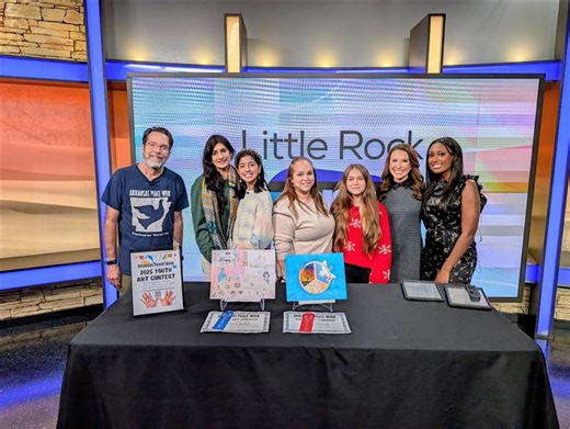 Arkansas students' art shines at state capitol for peace week