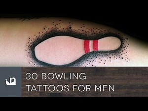 30 Bowling Tattoos For Men