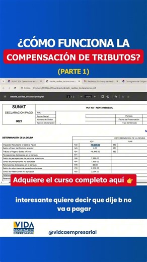 ⚖️ ¿Tienes tributos por pagar y un saldo a favor? Descubre cómo funciona 💰