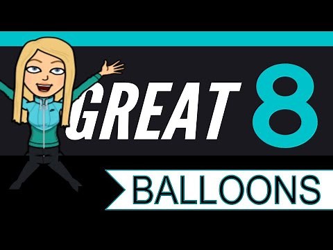 Great 8 🎈 —BALLOONS— PE K-2 6 min WARMUP ACTIVITY HAND EYE COORDINATION