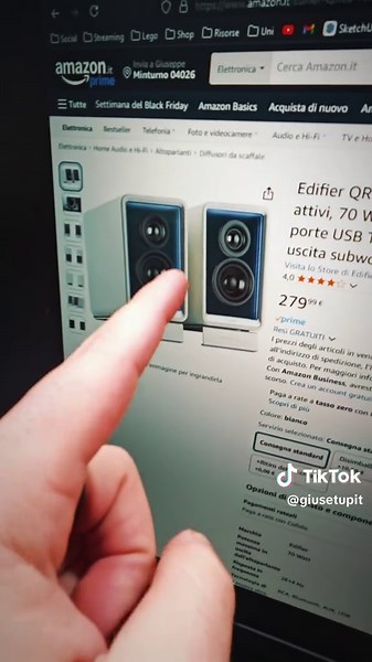 Setup audio: Casse Edifier QR65 per il tuo PC