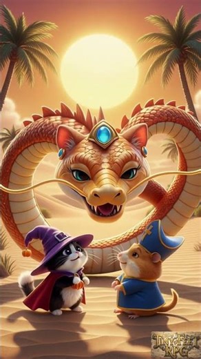 TinyfeetRPG | Sand, Scales, and Snacks: The Secret of the Sphinx