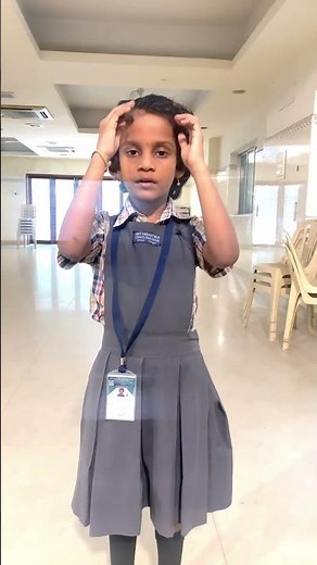 3rd standard English rhymes #class #kid #talent #viral