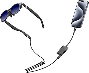 Amazon.com: VITURE One Lite for USB-C iPhone Pack: XR Glasses & USB- C XR Charging Adapter: Seamless Support on Spatial Video, VR Features Compatible with iPhone 16/15, Charge and Play. : Cell Phones & Accessories
