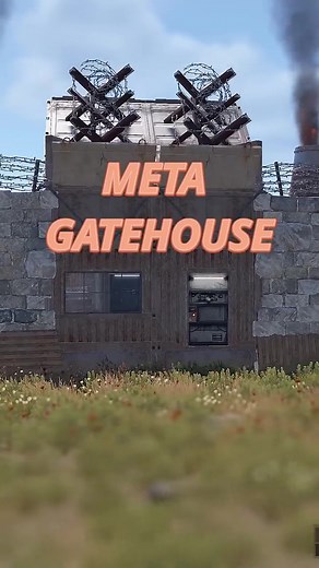 Build this NEW META GATEHOUSE before it gets PATCHED!!! #rust #gaming #fyp Find the fix to the INVALID ANGLE error on my page!