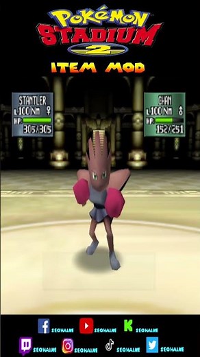 pokemon stadium 2 ITEM MOD Romhack/Mod