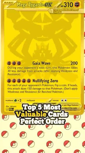 Top 5 MOST VALUABLE Pokémon Cards From the NEW Set - Perfect Order 💰🔥