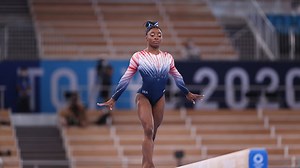 Simone Biles Wins Bronze in Women's Balance Beam