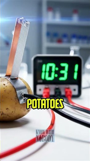 This Clock Runs on Potatoes?! 🥔⚡ | Crazy Science Fact