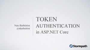 Token Authentication in ASP.NET Core