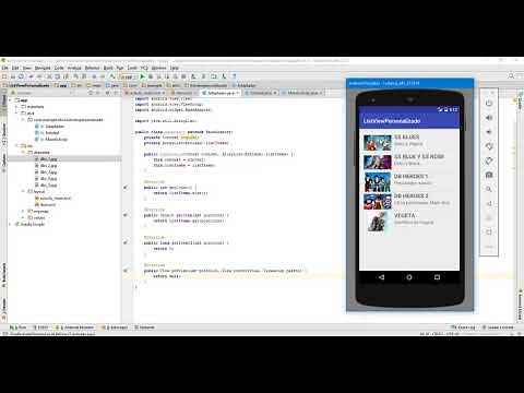 TUTORIAL ANDROID - Crear ListView Personalizado