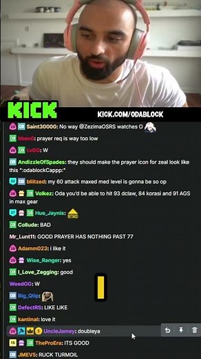 Odablocks opinion on new Melee Prayer 'Zeal' #osrs #odablock