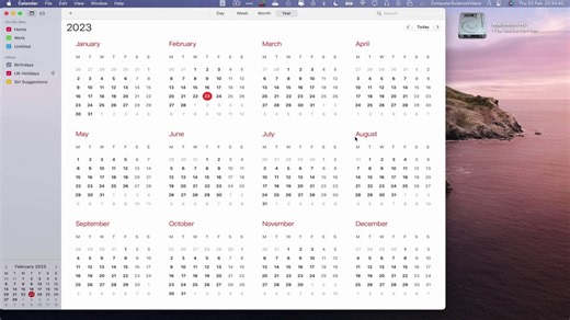 How to LOCATE the Calendar Application On a Mac / Desktop Computer - Basic Tutorial | New