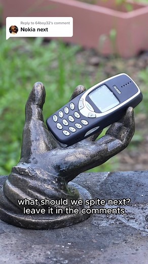 old Nokia cell phone vs the hand of God. What’s next? #nokia #melt #whowins #satisfying #viral #reels | Noah Klein 614Lyfe