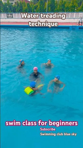 Smooth water treading # deep water water treading # swimming technique for beginners # swim club