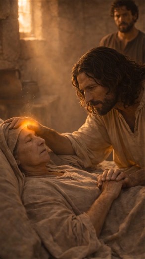 Jesús sana a la suegra de Pedro.La noticia se extiende .PADRENUESTRO Capítulo 7 — Sanador #jesus