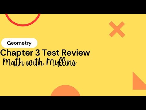 Chapter 3 Test Review