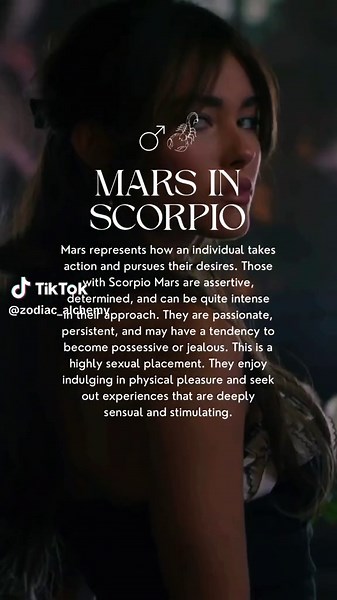 Click link in Bio to learn more about your Mars Sign ✨✍🏻♏️ #marsinscorpio #madisonbeer #astrology #astrologytiktok #zodiacsigns #marssigns #birthchartplacements #birthchartreading #birthchart