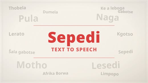 Sepedi Text to Speech