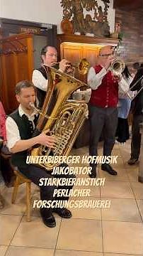 Unterbiberger Hofmusik beim Starkbieranstich 2026 des Jakobator in der Perlacher Forschungsbrauerei