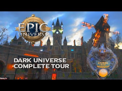 Tour of 'Dark Universe' at Universal's Epic Universe - Orlando, Florida