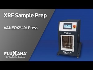 FLUXANA Electrical VANEOX 40t Press for X-ray Fluorescence Analysis (XRF)