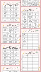 Are you a Sims 4 player looking to stay organized while completing your collection challenges? Look no further! This Printable Sims 4 Collections Tracker is a must-have tool to enhance your gameplay. With 11 detailed pages, this tracker covers collectibles from the base game and expansion packs, helping you keep track of every frog, fossil, crystal, feather, and more. Whether you’re a casual player or a dedicated completionist. #Sims4 #thesims4 #simmer #Sims #thesims #thesimsresource #planner #e