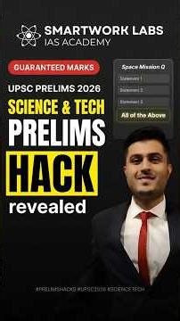 Science & Tech PYQs Have a Pattern — Here's How to Exploit It | UPSC Prelims 2026