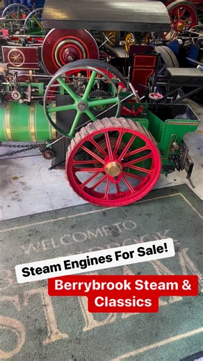 The ultimate toy shop! Visit www.berrybrooksteam.co.uk (link in bio) to see our current range of miniature steam engines for sale! #steamontheroad #burrelltractionengine #tractionengine #steamengine #berrybrooksteam #milburymodelcompany #berrybrooksteamclassics | Berrybrook Steam & Classics