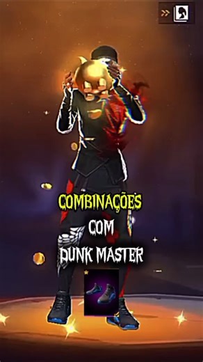 COMBINAÇÕES COM DUNK MASTER #freefire #skins