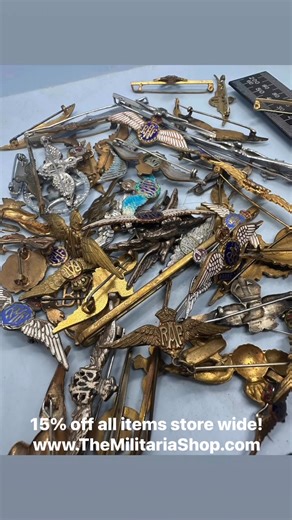 That is over 10,000 items reduced by 15%. Our website automatically combines postage by weight so no wild postage costs. The discount is automatically applied at checkout and applies to all items. Here are some of the photos of recent updates of new stock. Sale lasts 1 week and ends Wednesday 3rd of December 23:59 GMT. | The Militaria Shop