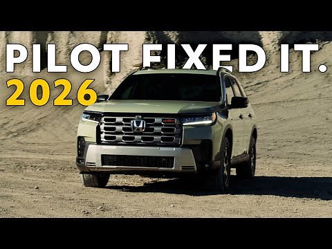 Honda Pilot FINALLY Fixed It: Bigger Screens & Rugged Looks | 2026 Review