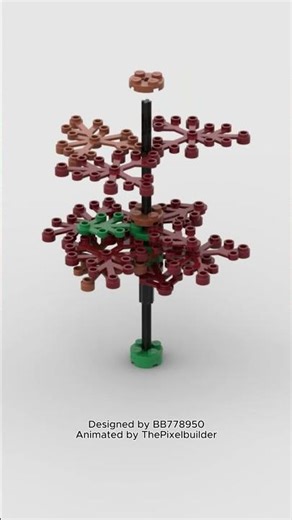 @LEGO Copper Beech Tree (Fagus sylvatica) | 3D Animation Build