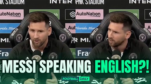 Lionel Messi speaking ENGLISH?! 👀🤔 The power of AI shows us what his voice may sound like 💻 | Football Daily