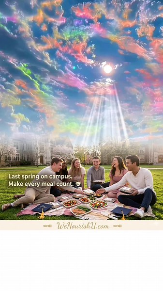 This is it — the last spring break, the final weeks, the moments you’ll actually remember. Celebrate them well and eat even better. Chef-made meals delivered right to campus so you can spend less time worrying about food and more time soaking it all in. Order at WeNourishU.com 🥂 #NourishU #WeNourishU #dsd #dadsupportingdads #SeniorSeason