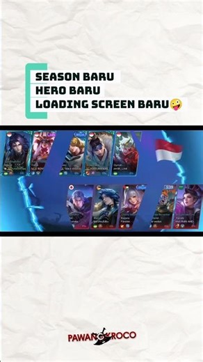 Season baru,Hero baru, Loading screen baru 🤪 #mobilelegends