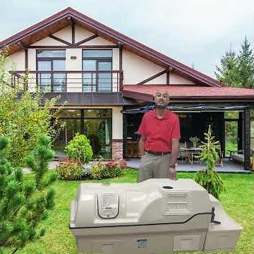 Sun-Mar's CENTREX 3000 NE is a non-electric #compostingtoilet system that can go anywhere #chalet