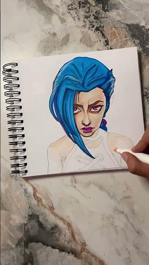 Drawing Jinx from Arcane 🎨