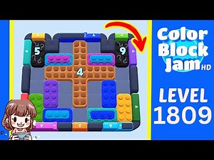 Color Block Jam Level 915 (1809) Solution Walkthrough