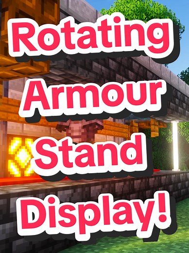Rotating Armor Stand Display Tutorial in Minecraft