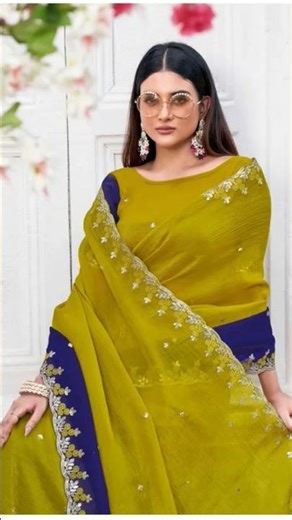 premium Sadi colour chart saree readymade saree blouse pyara look #viralvideo #fashion #trending