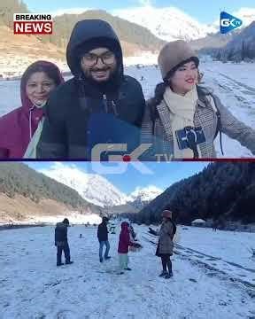'Winter Wonderland', Snowfall delights tourists in Pahalgam’s Aru Valley