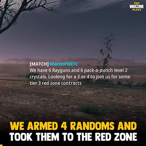 We armed a squad of random players with Ray Guns and took them to the red zone 😂 | Top Warzone Plays