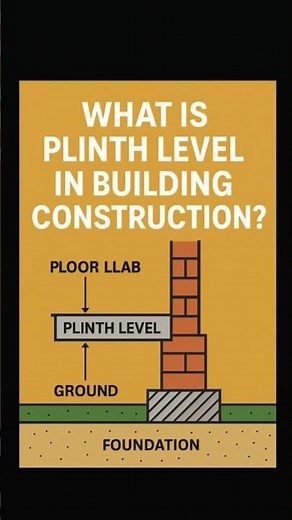Plinth level civil engineering l What is plinth in buildings, Plinth level construction #engineering
