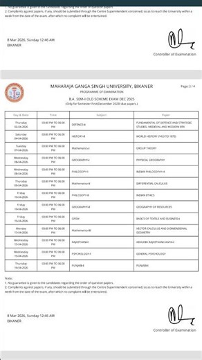 BA time table bsc time table #shortvideo #youtubeshorts #youtubeshorts #ytshorts