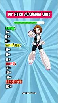 Can you Win this My Hero Academia Quiz? #myheroacademia #narutoshippuden #quiz #trivia #shorts