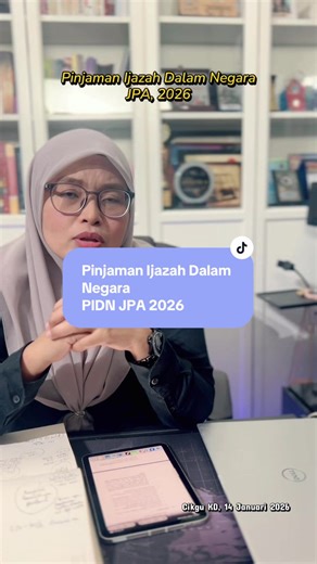 Jangan lepaskan peluang untuk mendapatkan kelebihan tajaan JPA bagi program ijazah. #pidnjpa #jpa #cikgukd #bijakmasukudengancikgukd #edufluencerskpm