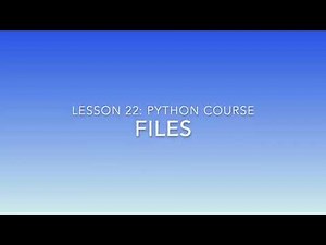 Python for Beginners 5 - Classes, Objects, and Files